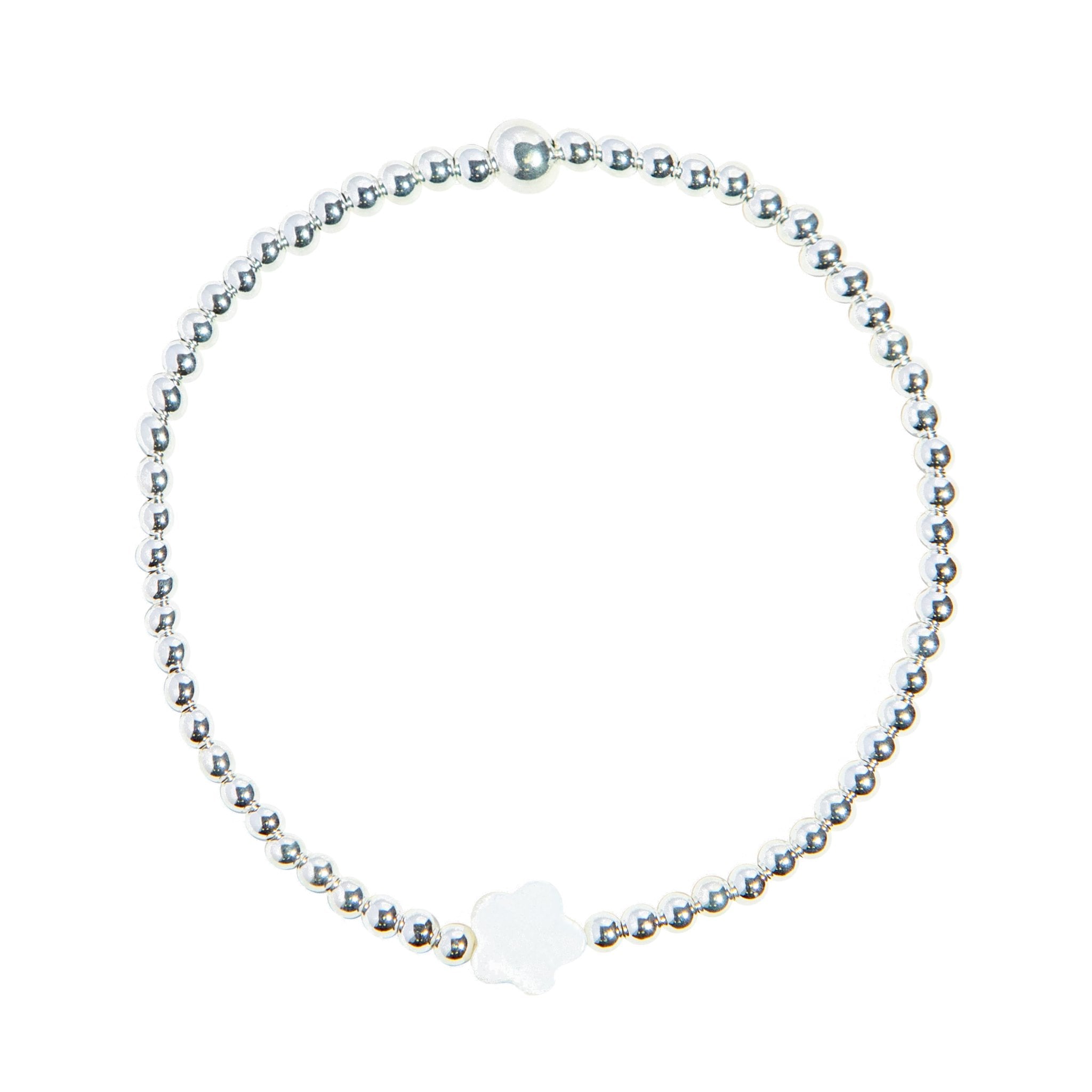 The Petal bracelet (pearl flower bead)