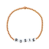 Personalised Rose Gold Filled bracelet