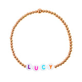 Personalised Rose Gold Filled bracelet