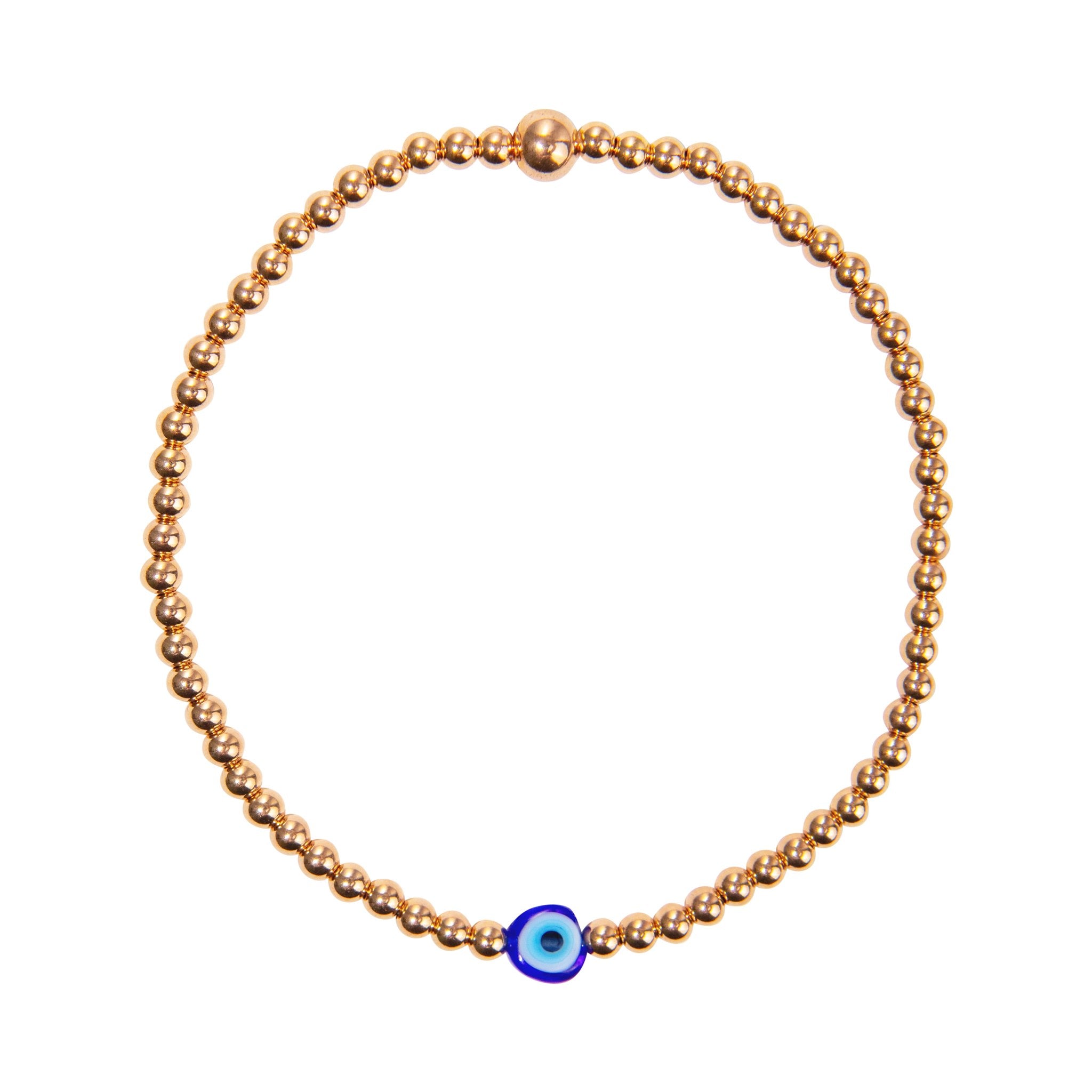 Evil Eye bracelet - Gold Filled/Sterling Silver/Rose Gold