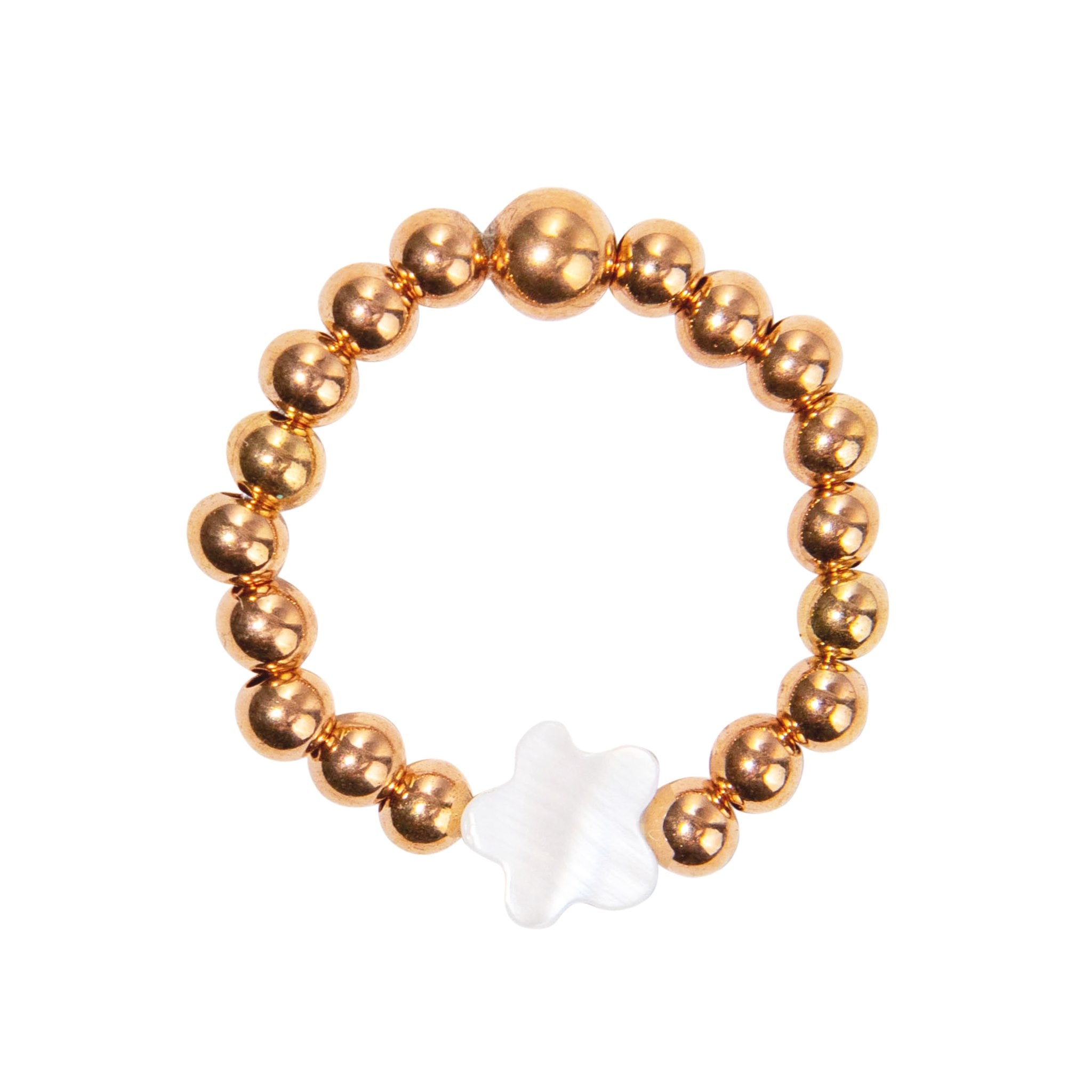 Petal stretch ring (pearl flower)