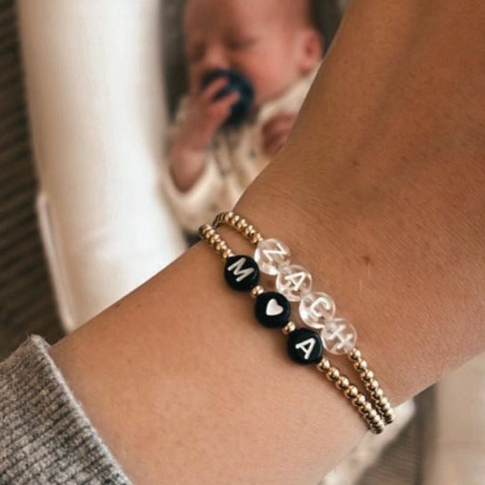 Mother and Child Birthstone Bracelet – JOY by Corrine Smith